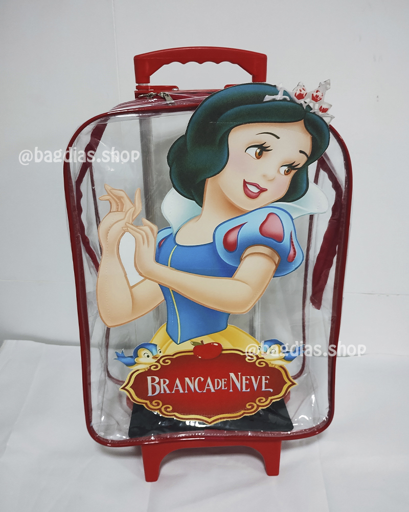 Mochila Carrinho 3D Cristal 30x40cm