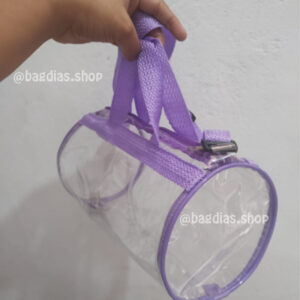 Bag Mala Cilindro Cristal 15x27cm