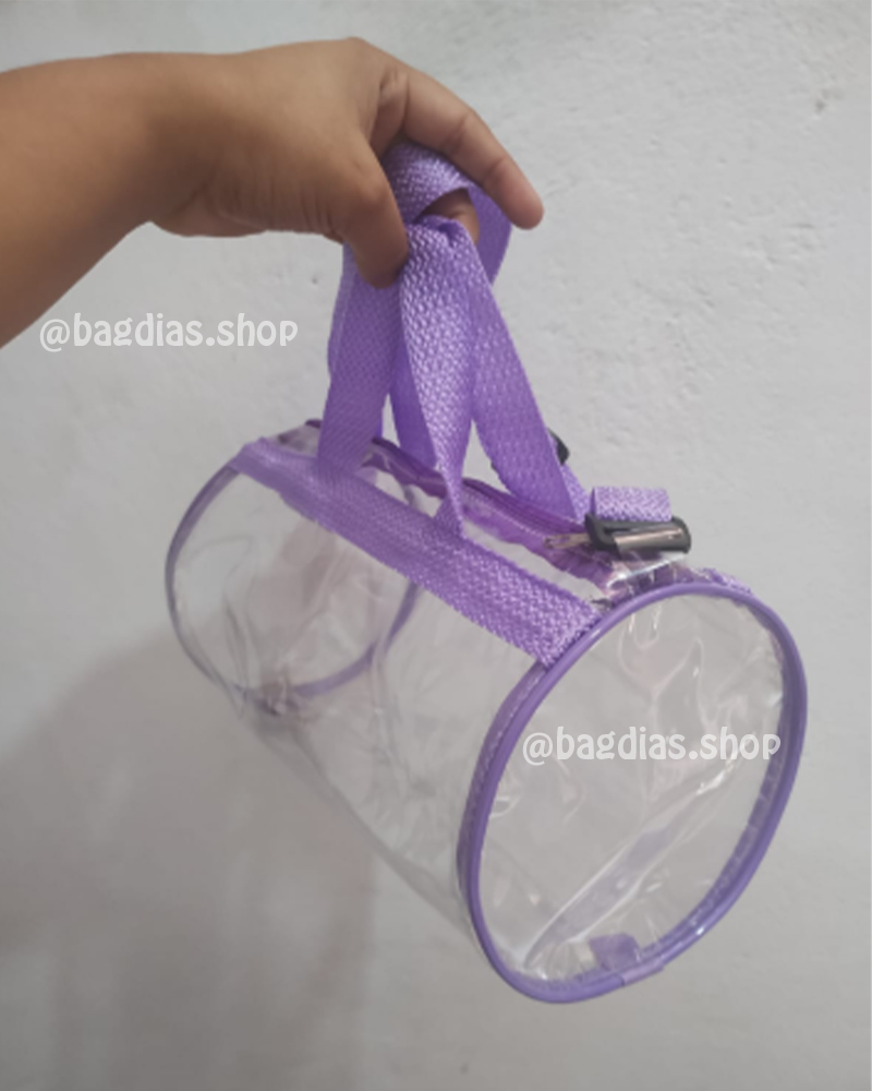 Bag Mala Cilindro Cristal 15x27cm