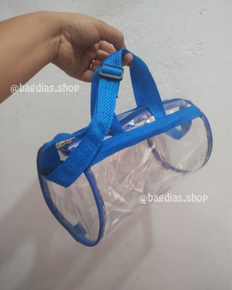 Bag Mala Cilindro Cristal 15x27cm - Imagem 2