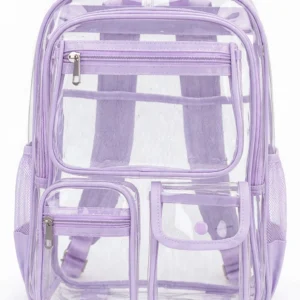 Mochila PVC Cristal 28x34cm - Un.